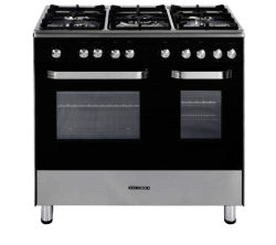 KENWOOD  CK405 Dual Fuel Range Cooker - Black